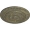 Ekena Millwork Christopher Ceiling Medallion, Hand-Painted Witch Hazel Crackle, 26 5/8"OD x 2 1/4"P CM26CSWHC - alternate 3